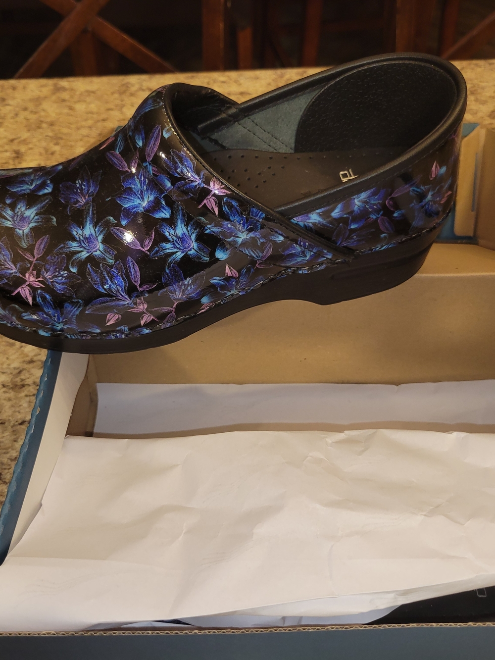 Dansko Night Bloom Floral Clogs- NWT Size 40 (10.5-11 US)
